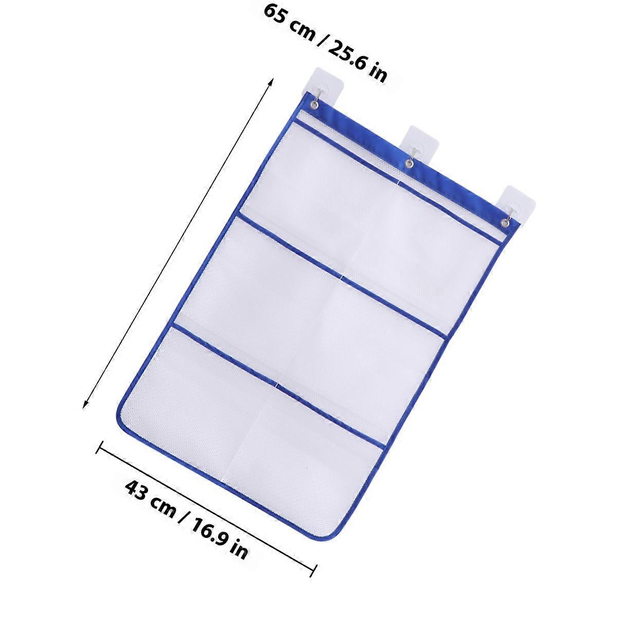 Bathroom Storage Organizer Travel Shower Caddy for Storage 6 Pockets