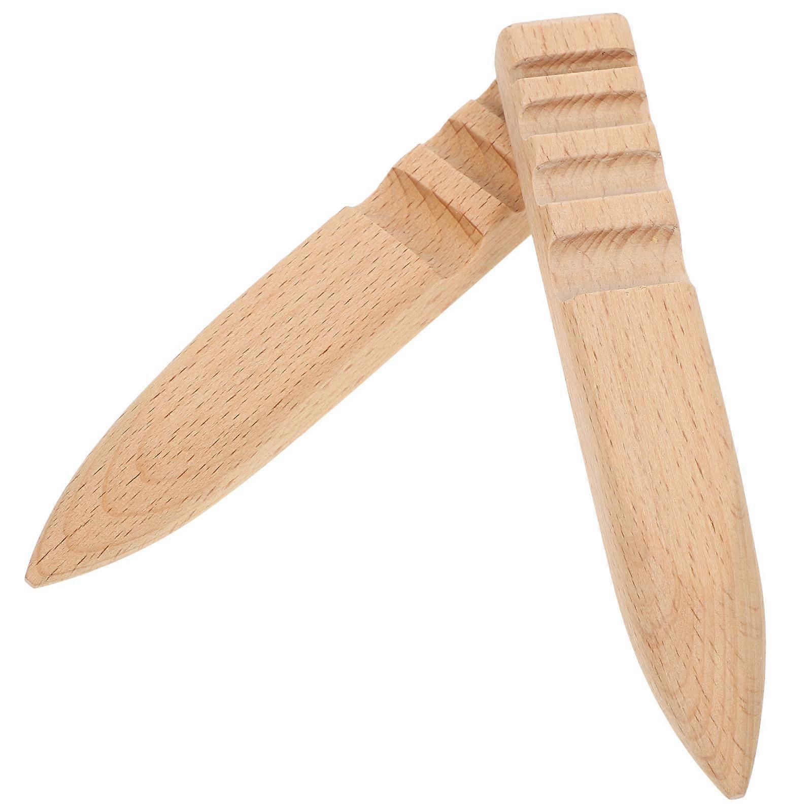 Burnishing Burnisher Manual Tool For Leatherworking Carving Styling Projects 2Pcs