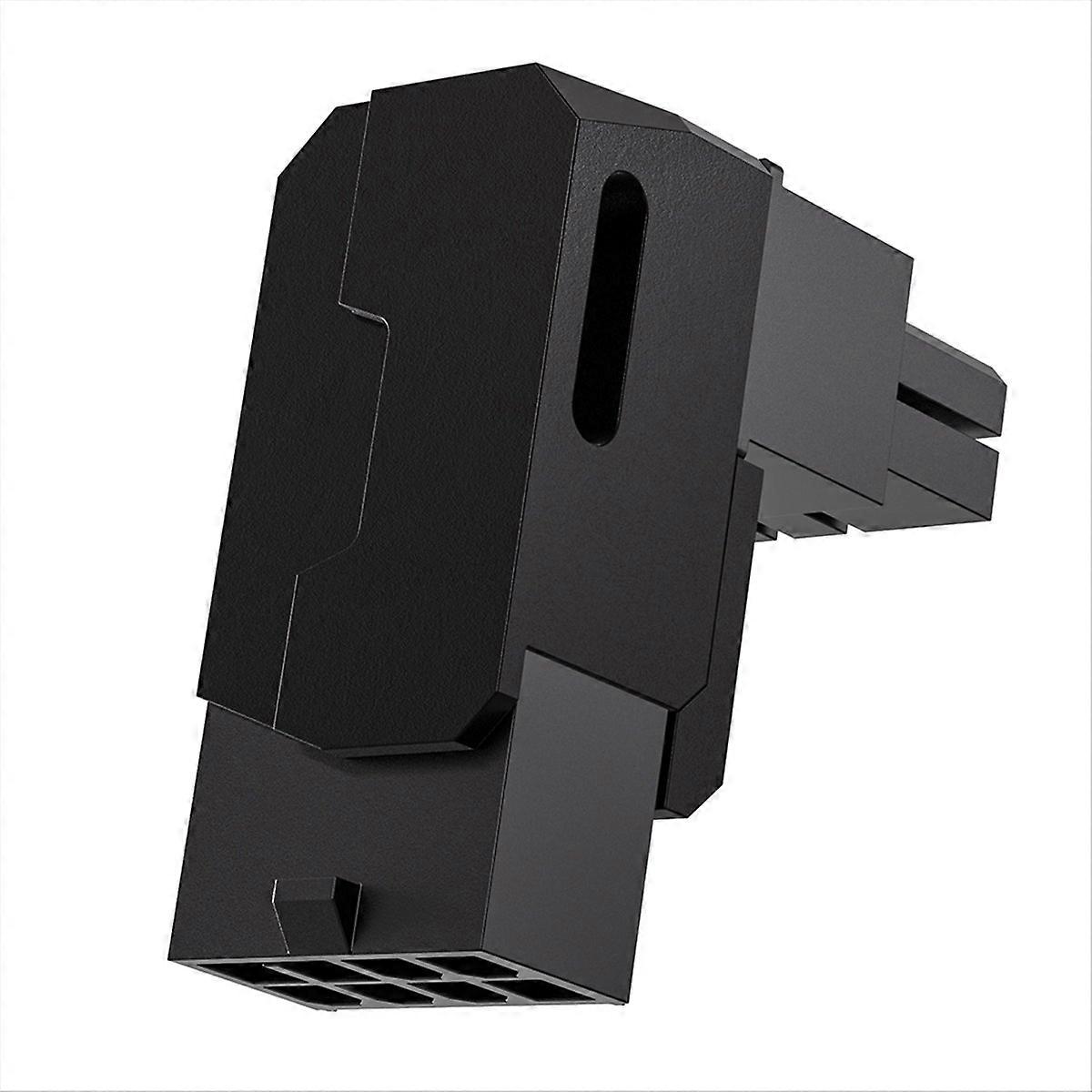 8 Pin PCIe GPU Power Adapter 90 Degree Angled Connector Black STD
