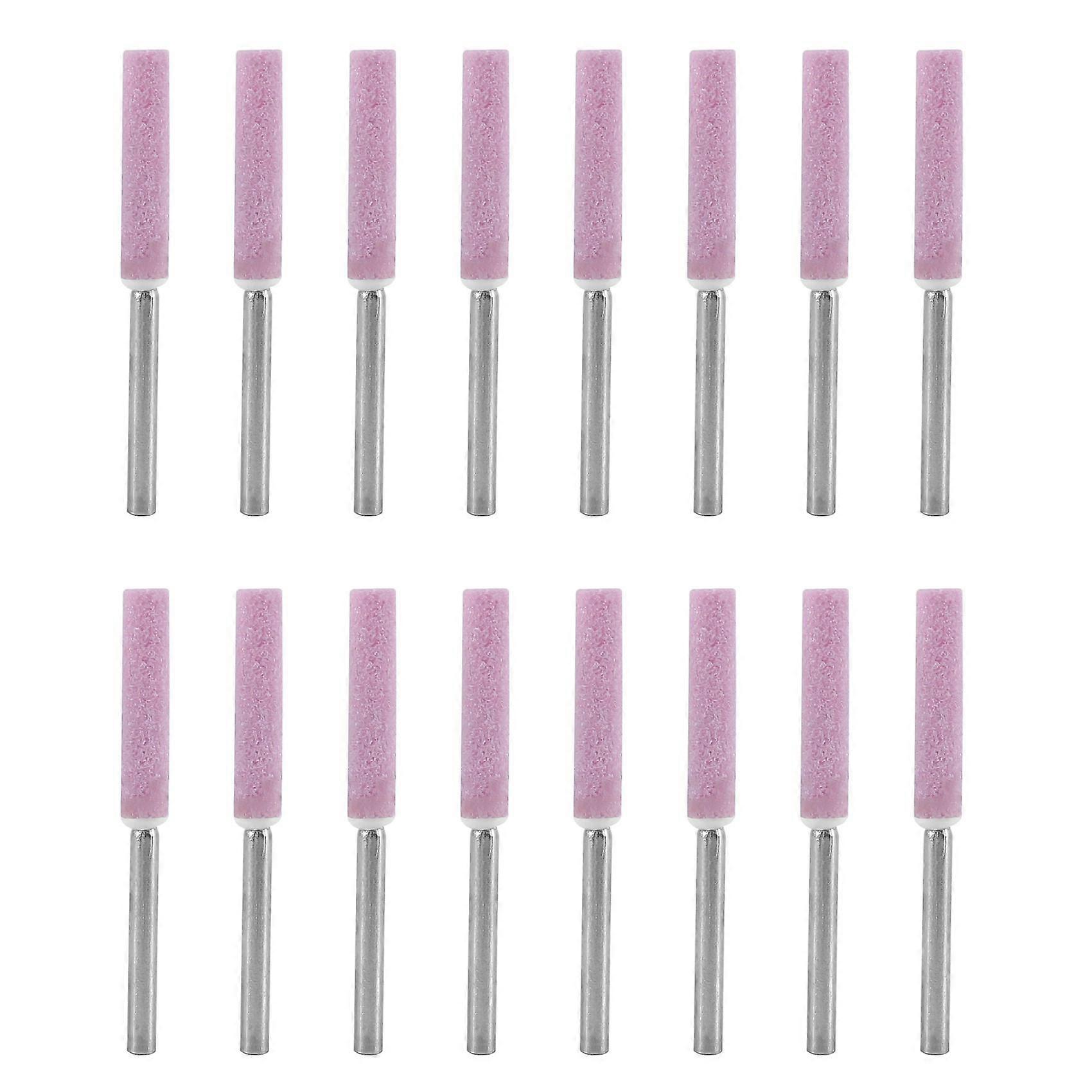 16Pcs Chainsaw Sharpener Grinding 4.8mm Sharpening Tool Burr Chain Saw Grindstone File Replacement