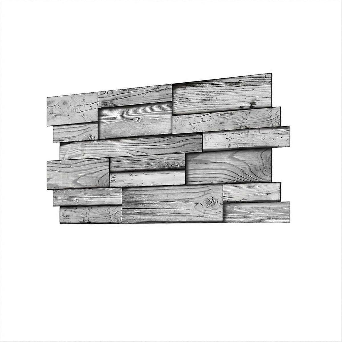 12Pcs Wall Sticker Self-Adhesive Faux Brick Wall Panel Peel