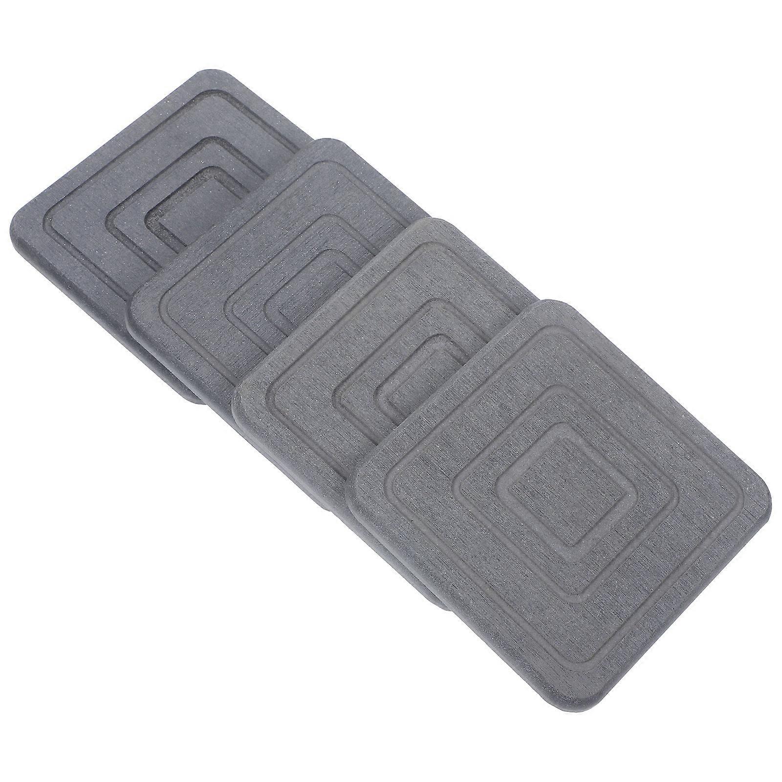 Water Absorbing Diatomite Coaster Absorbent Pad for Drinks 12Pcs