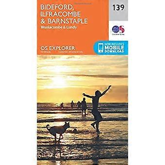 OS Explorer Karte (139) Bideford, Ilfracombe und Barnstaple