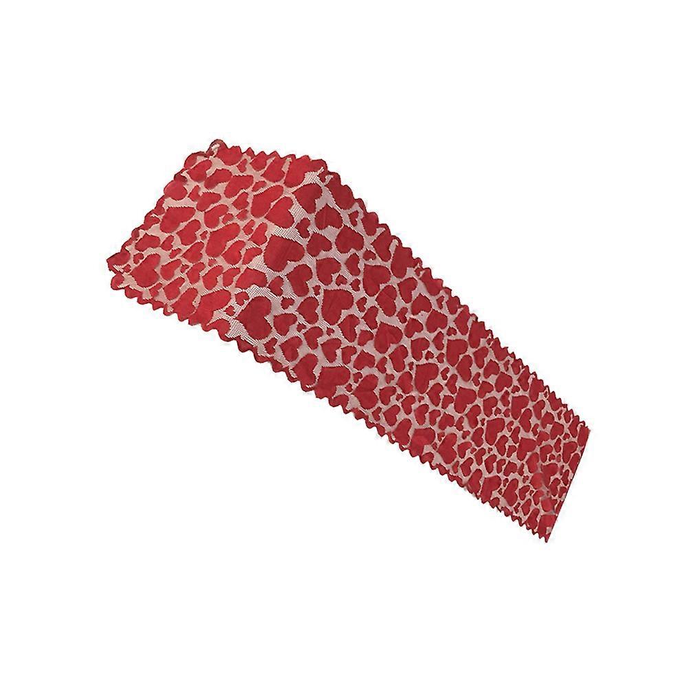 Heart Pattern Table Runner for Table Decoration Red Valentine's Day