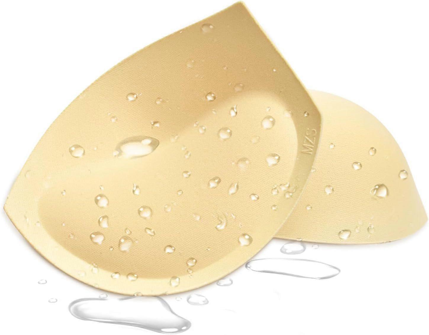 Wateproof Super Thick Bathing Suit Inserts - Push Up Bra Pads Inserts Add 1-2