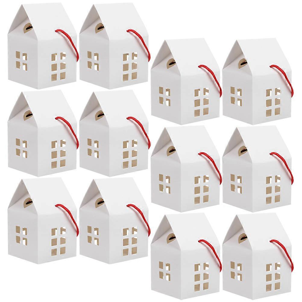 Handheld Paper Candy Boxes Hollowed for Storage 24Pcs