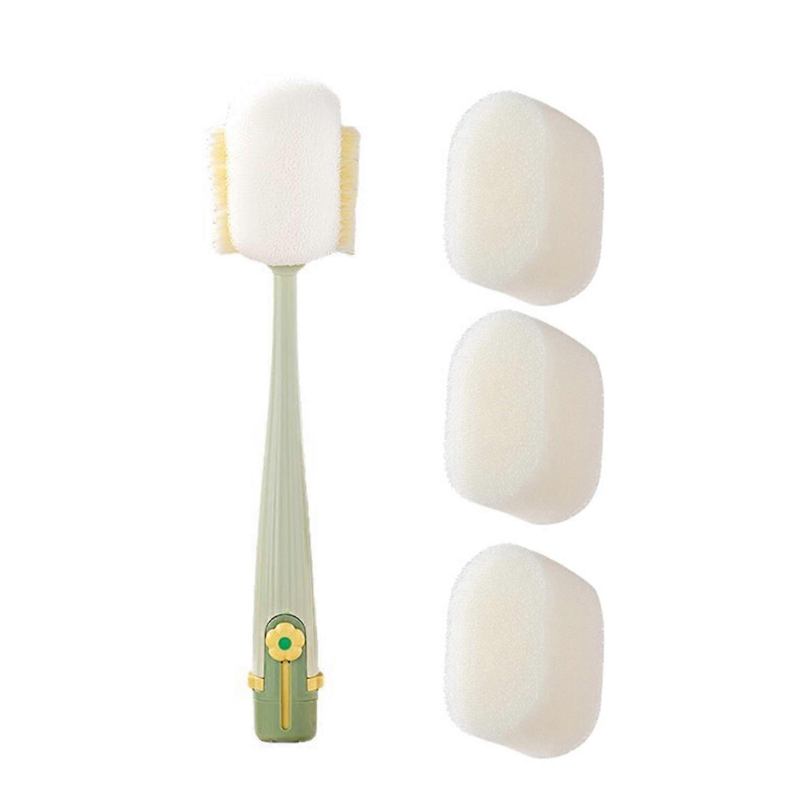 Multifunctional Bottle Brush Set with Sponge for Kitchen