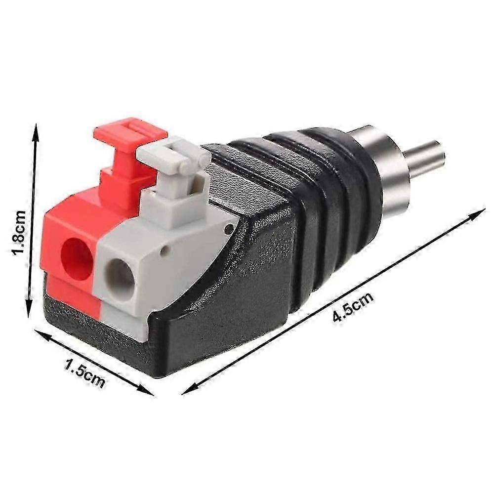 6-Piece Speaker Cable to Audio Adapter Set