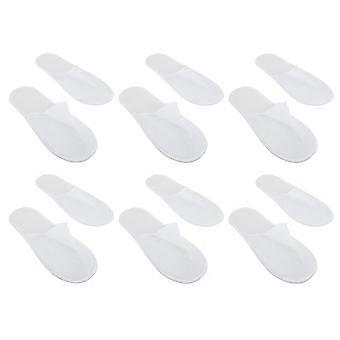 Disposable Indoor Slippers for Wearing Use 20Pairs White Brushed Cloth Footwear