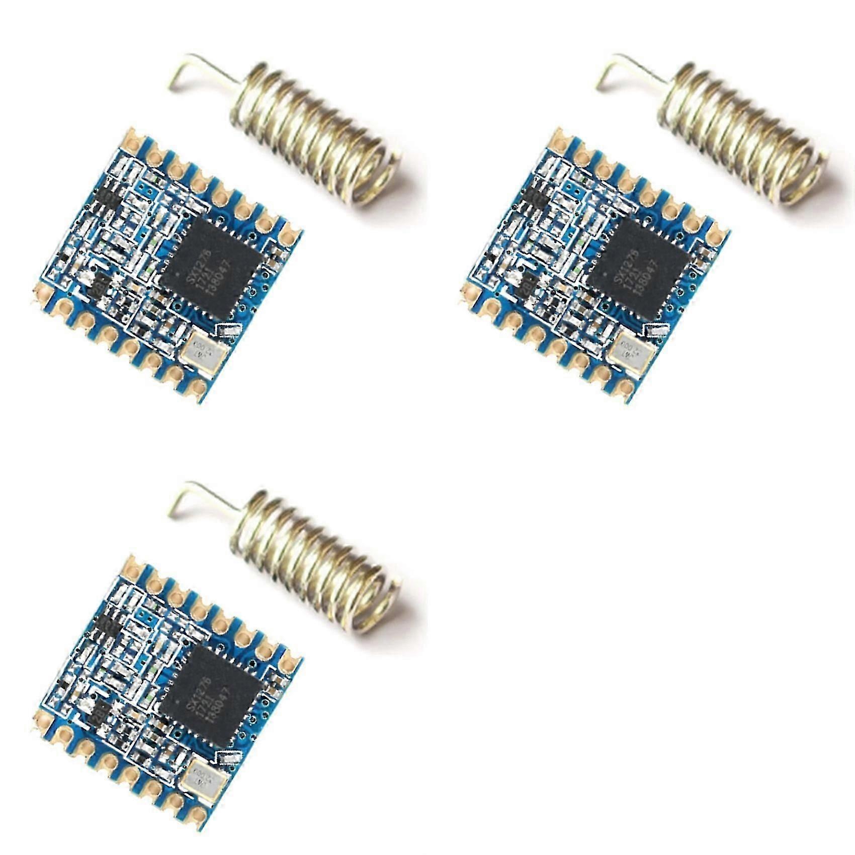 3X Lora Module SX1276 Wireless Transceiver Module Spread Spectrum Long-Range Wireless Communication(868Mhz)