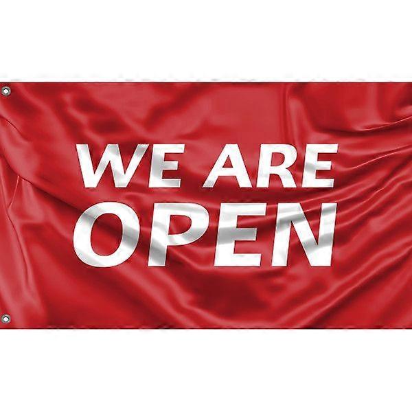We Are Open Flag GS0474