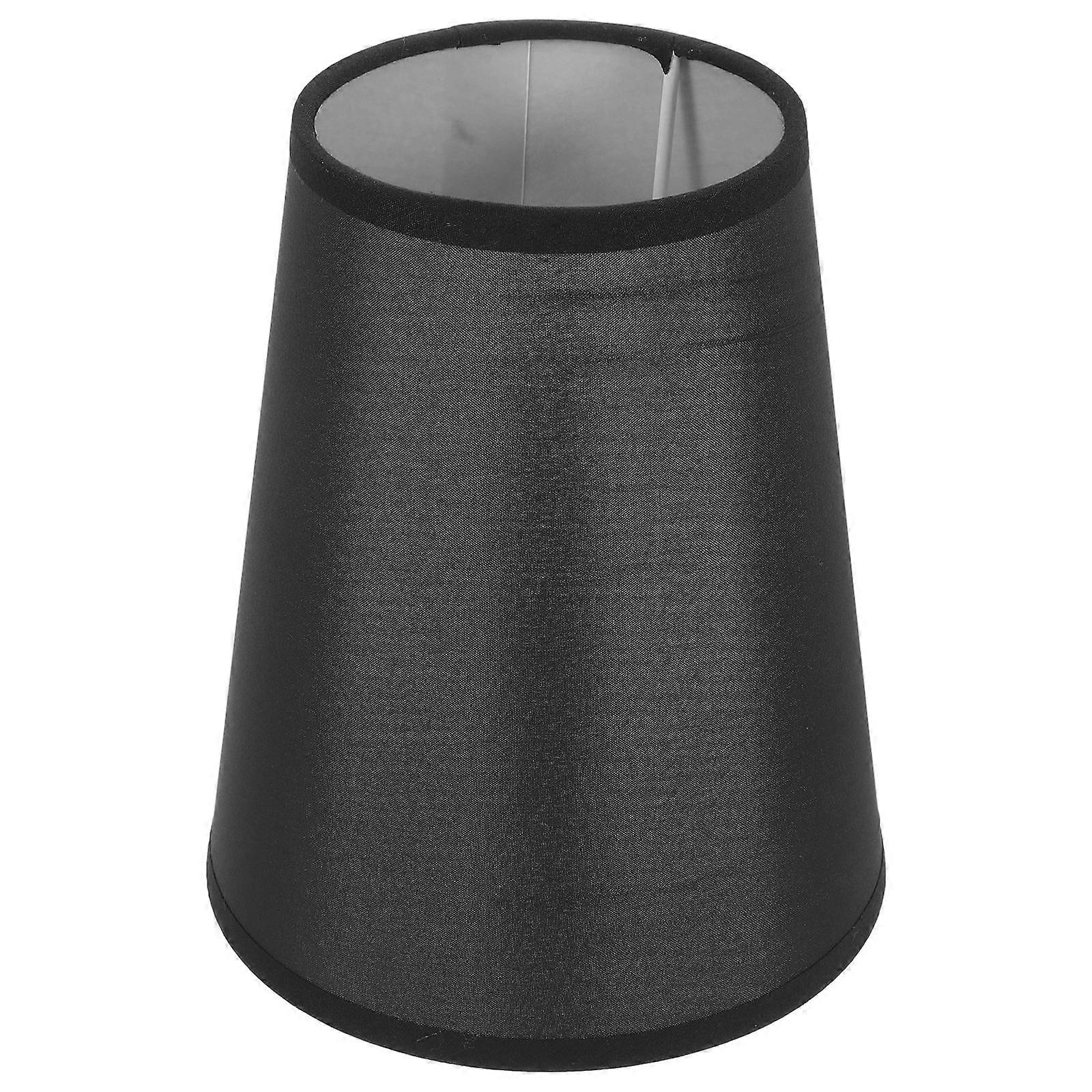 Decorative Black Table Lampshade for E14 Bulb Semi-Circular