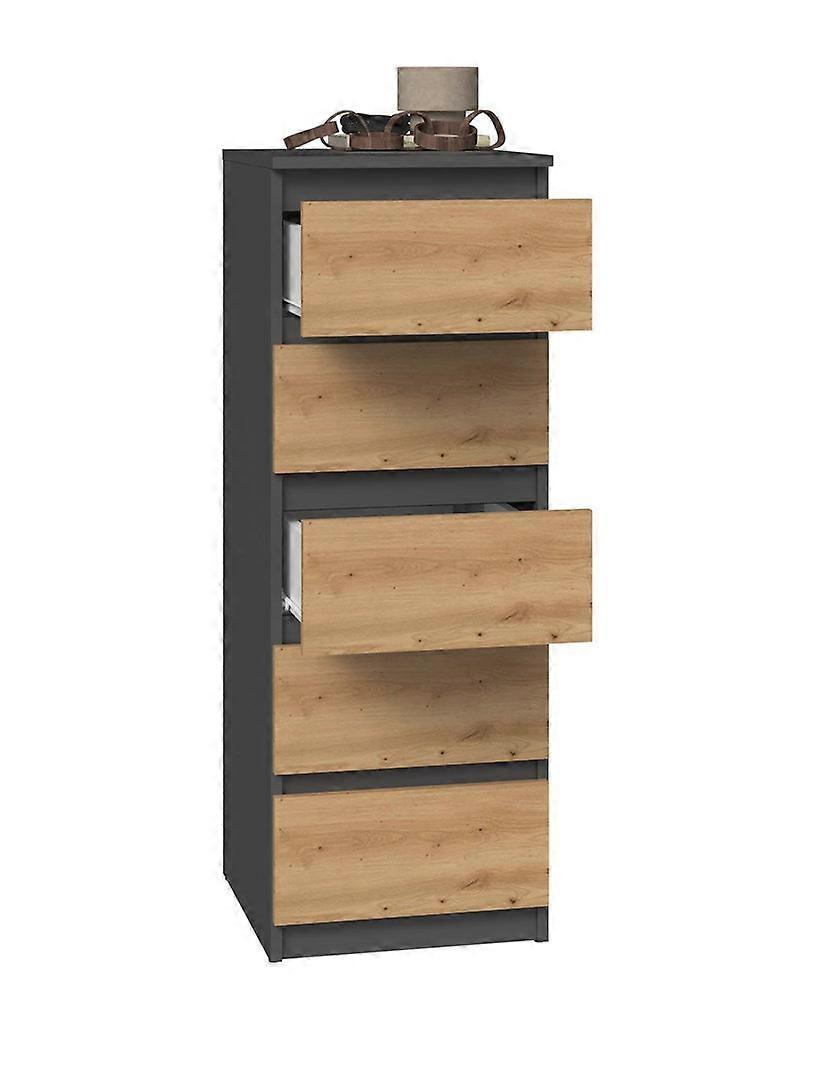 Topeshop W5 Ant/art Kpl Kommode