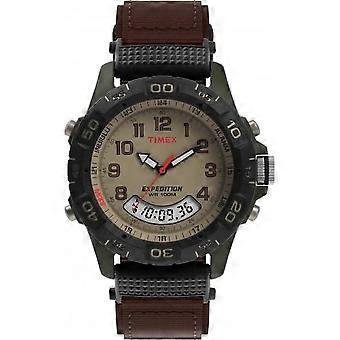 Timex Herrenuhr Expedition Brown T45181 – Modernes Design | - Stoff / Acryl