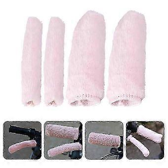 Warm Keeping Bike Handlebar Grips for Protection 1Set of Plush Grip Covers