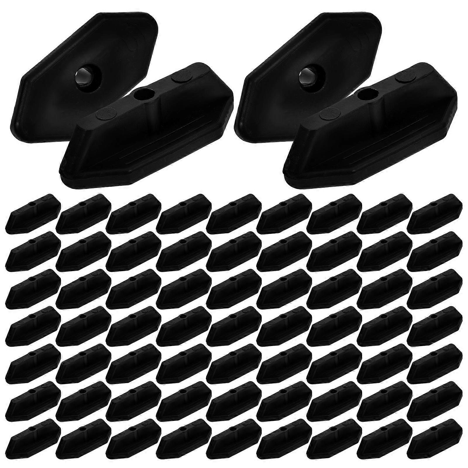 100buc compozit decking board universal deck fastener narrow gap deck clip