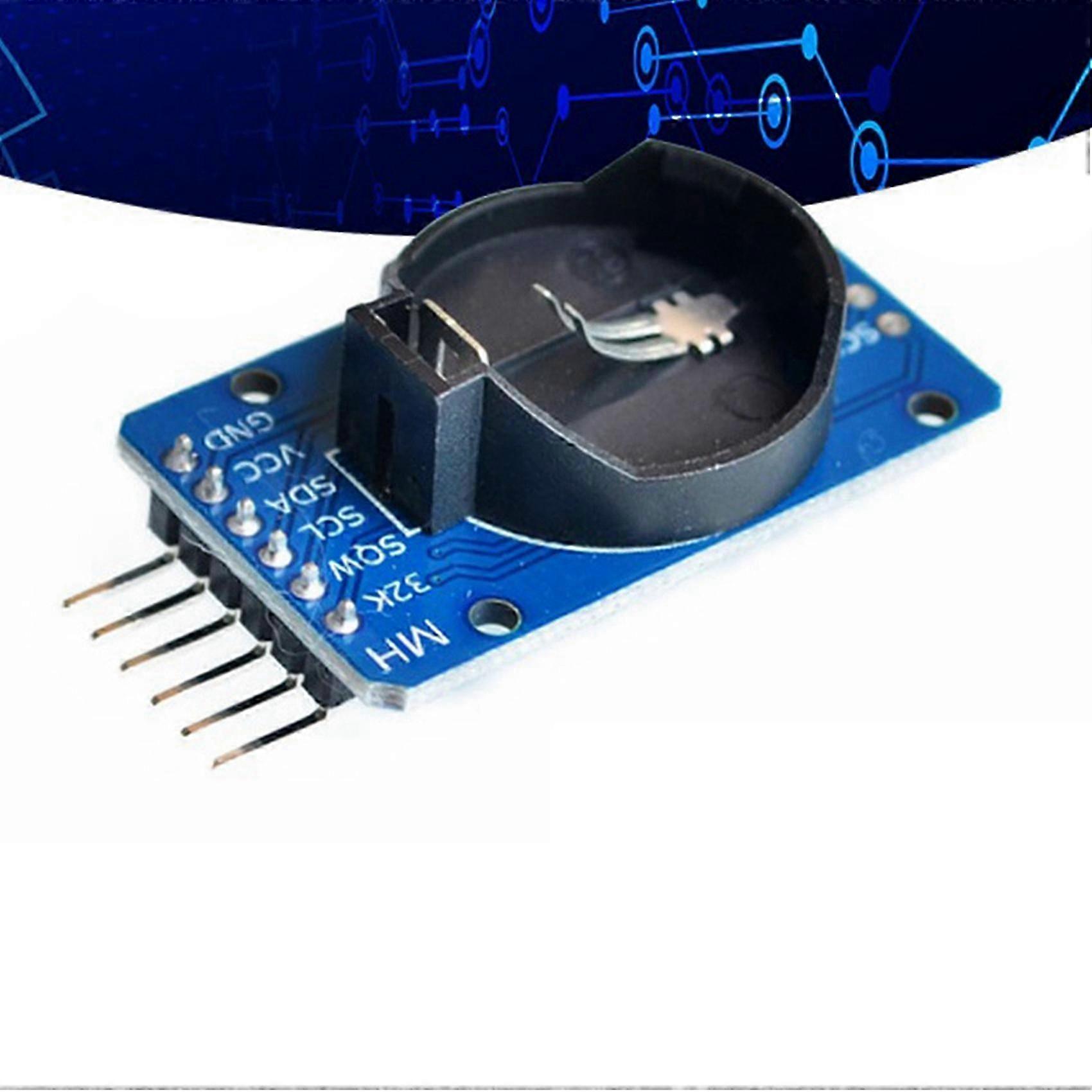 2X DS3231 AT24C32 IIC Module Precision Clock Module Memory 3.3V/5V Temperature Sensor Portable Module