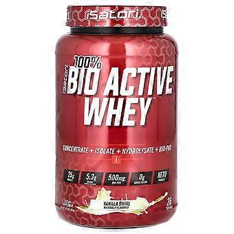 Isatori, 100% Bio Active Whey, Vanille Swirl, 1,9 lbs (864 g)