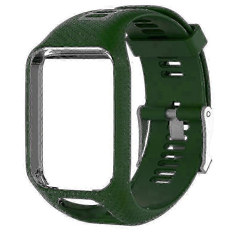 Universal Silicone Replacement Watchband Strap Compatible with Tomtom 2 3 Series/runner 2 3