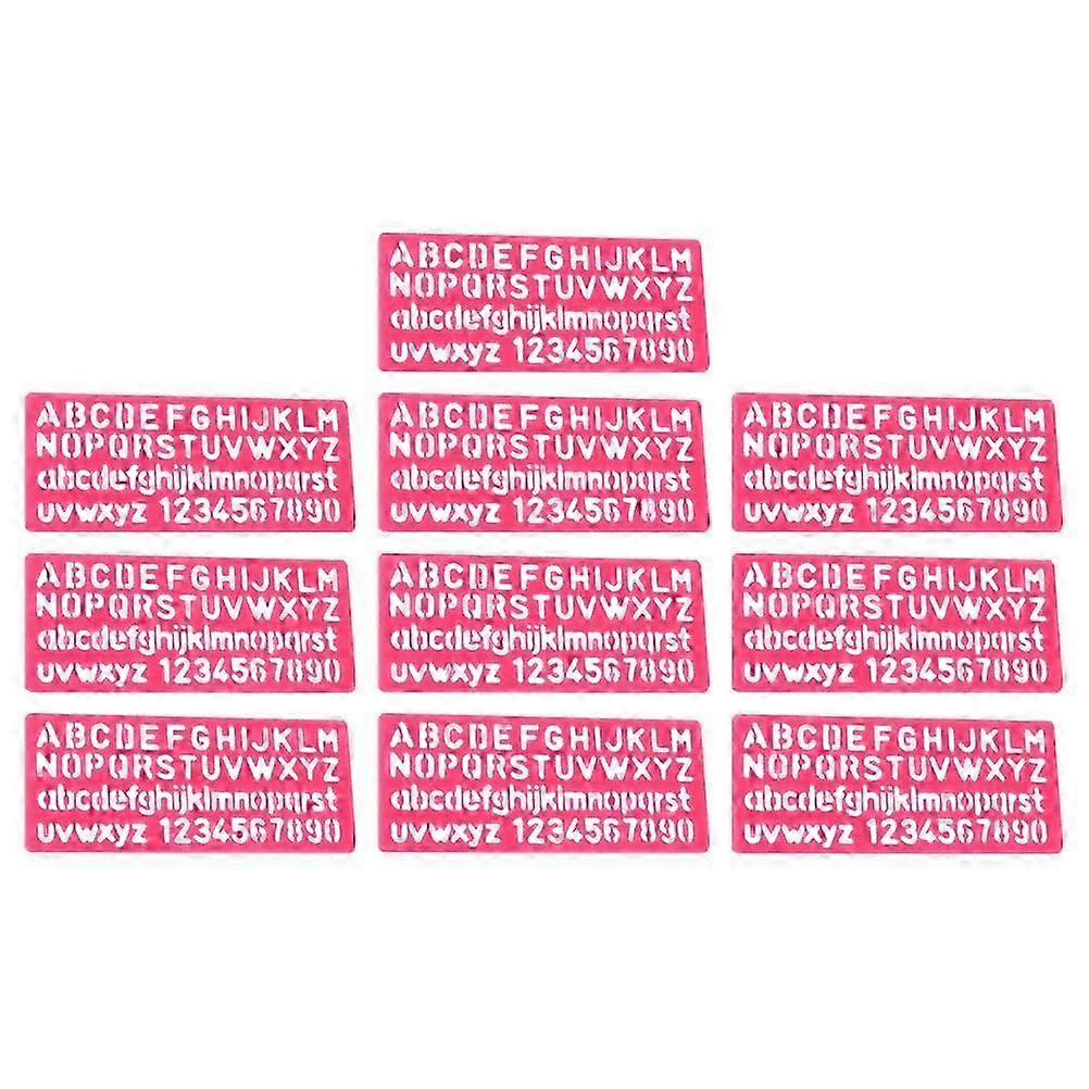 32Pcs Reusable Plastic Drawing Stencils Kit