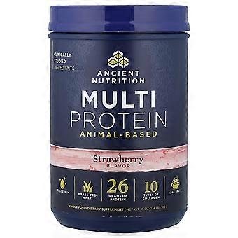 Ancient Nutrition, Multi-Protein, Tierische Basis, Erdbeere, 518 g (1,14 lb)