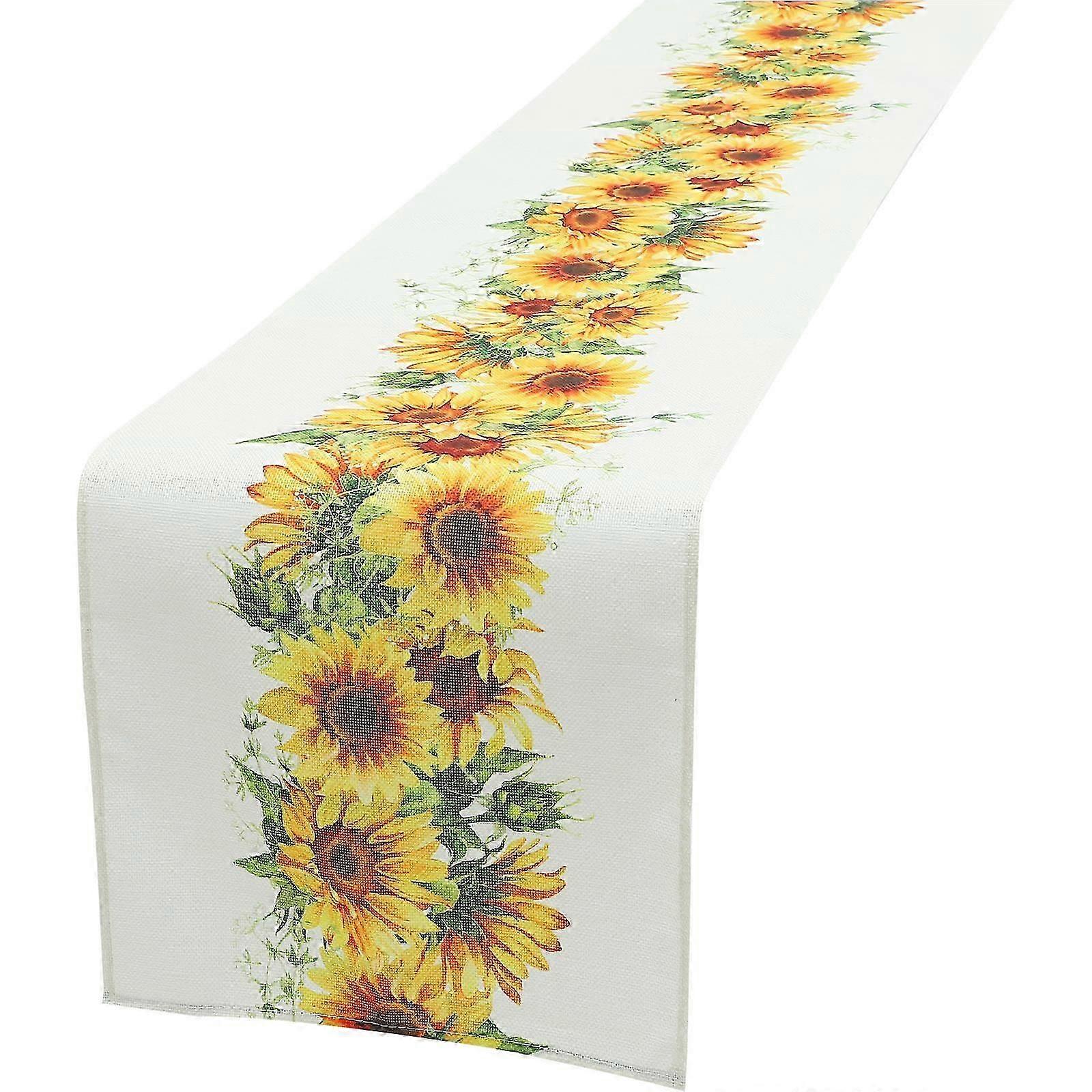 Oil-Resistant Hemp Fabric Table Runner Rectangle Shape Table Decor For Hotel 1Set
