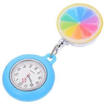 1pc Cartoon Nurse Watch Useful Telescopic Nursing Watch Chic Pocket Watch