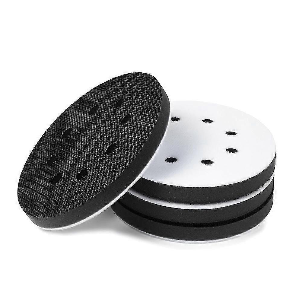 5 Inch 8 Holes Soft Density Interface Pads Hook and Loop Sponge Cushion Buffer Round Backing Pad Fo