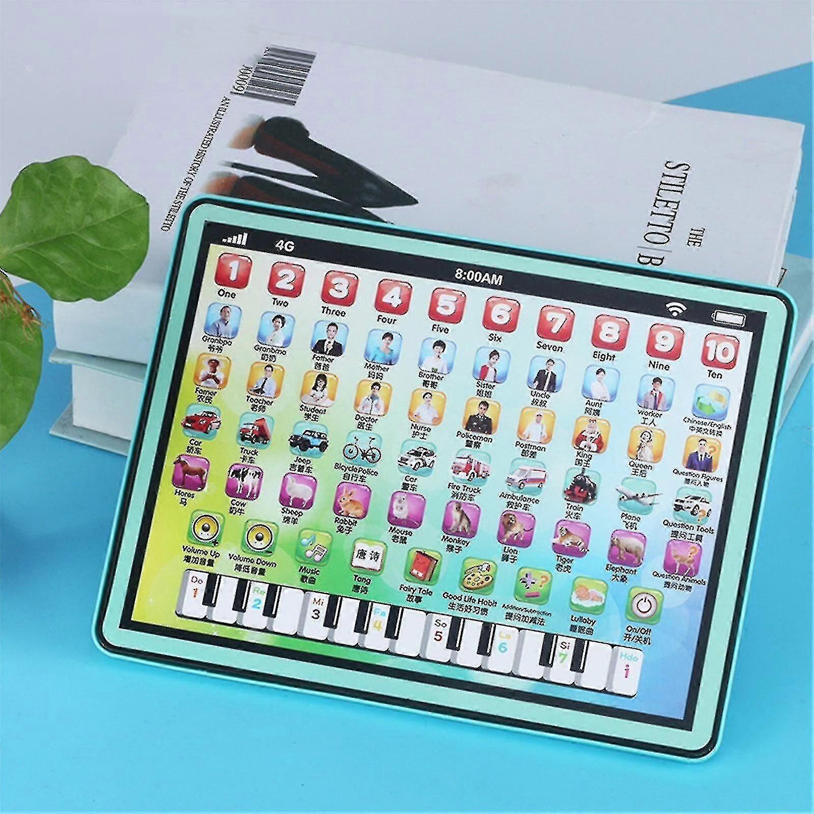 Simulation Learning Tablet For Kids, Toddler Educational Abc Toy Early