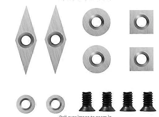 Carbide Cutting Inserts 8 Pieces Wood Turning Tools Carbide Inserts Wood Turning Gouges