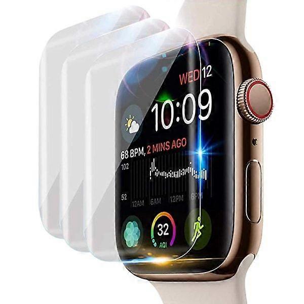 6-pack Apple Watch 4/5/6/SE 44mm Screen protector Fully transparent