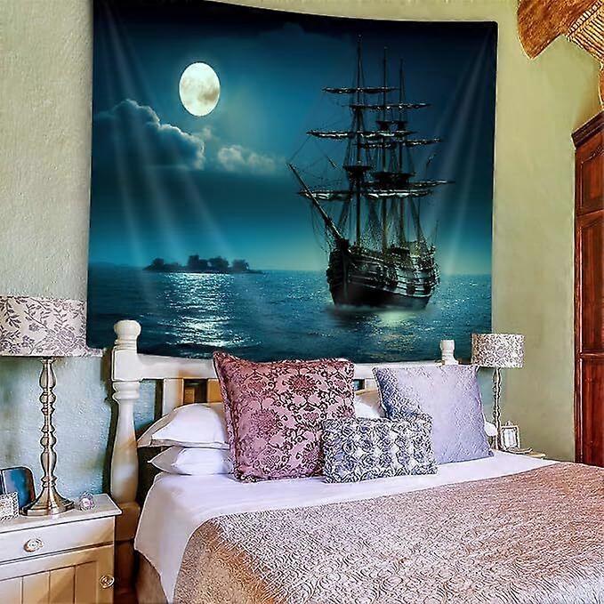 Moon Night Pirate Ship Flag GT0133
