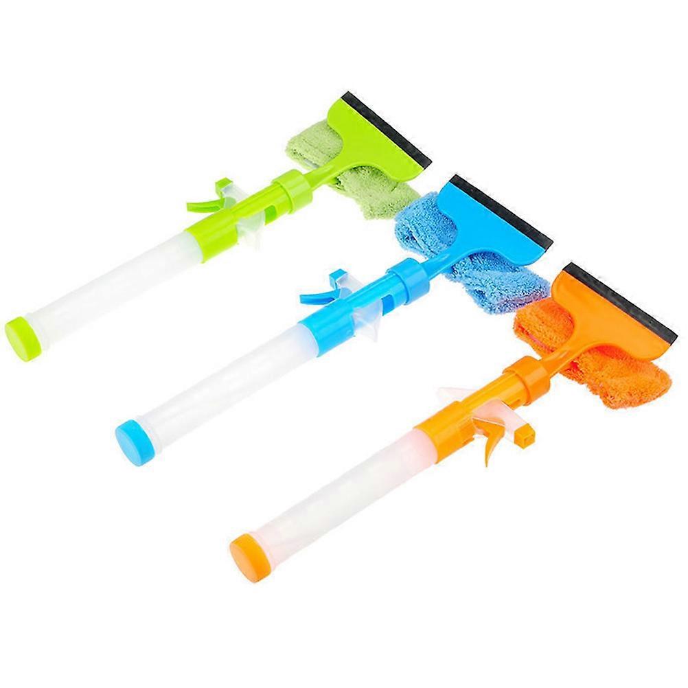 Window Squeegee Cleaner Multi Function Window Wiper for Cleaning Green