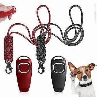2pack/lot Training Whistle For Dogs Durable And Portable With Clicking Feature Dog Whistle Recall