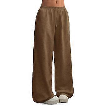 Women Sweatpants High Waisted Wide Leg Sport Pants Elastic Waistband Drawstring Stretchy Soft Workout Jogging Activewear