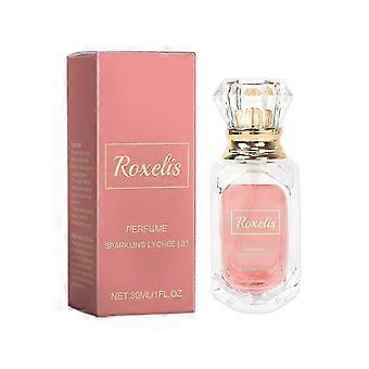 Lychee Crystal Crown Perfume - Long-Lasting Fresh Lychee, Rose & Vanilla Scent, 30ml