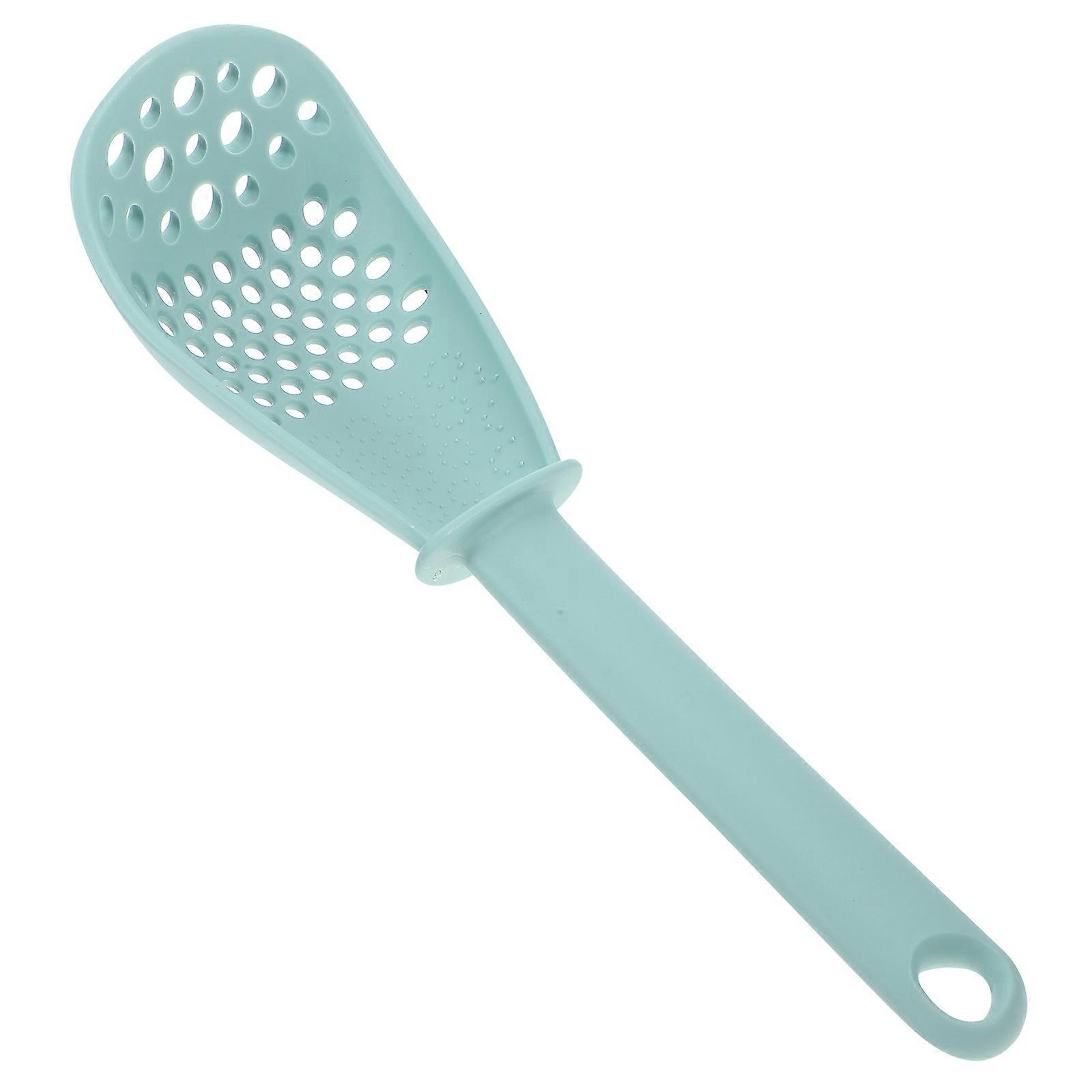 Plastic Grinder Colander Multi-function Cooking Grinding Spoon Skimmer Scoop