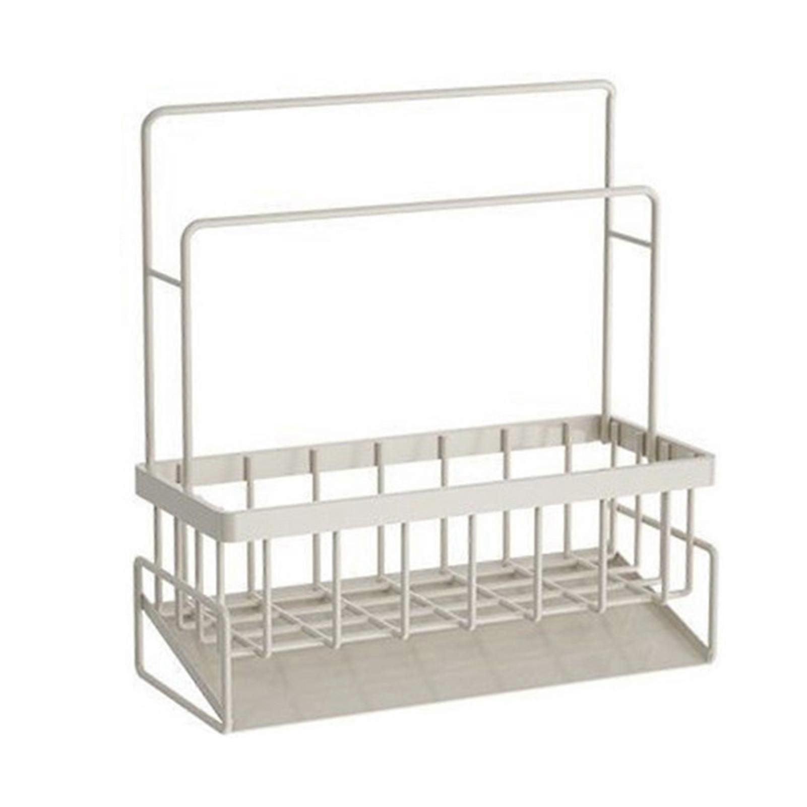 Rustproof Kitchen Sink Caddy with Sponge Holder and Self-draining