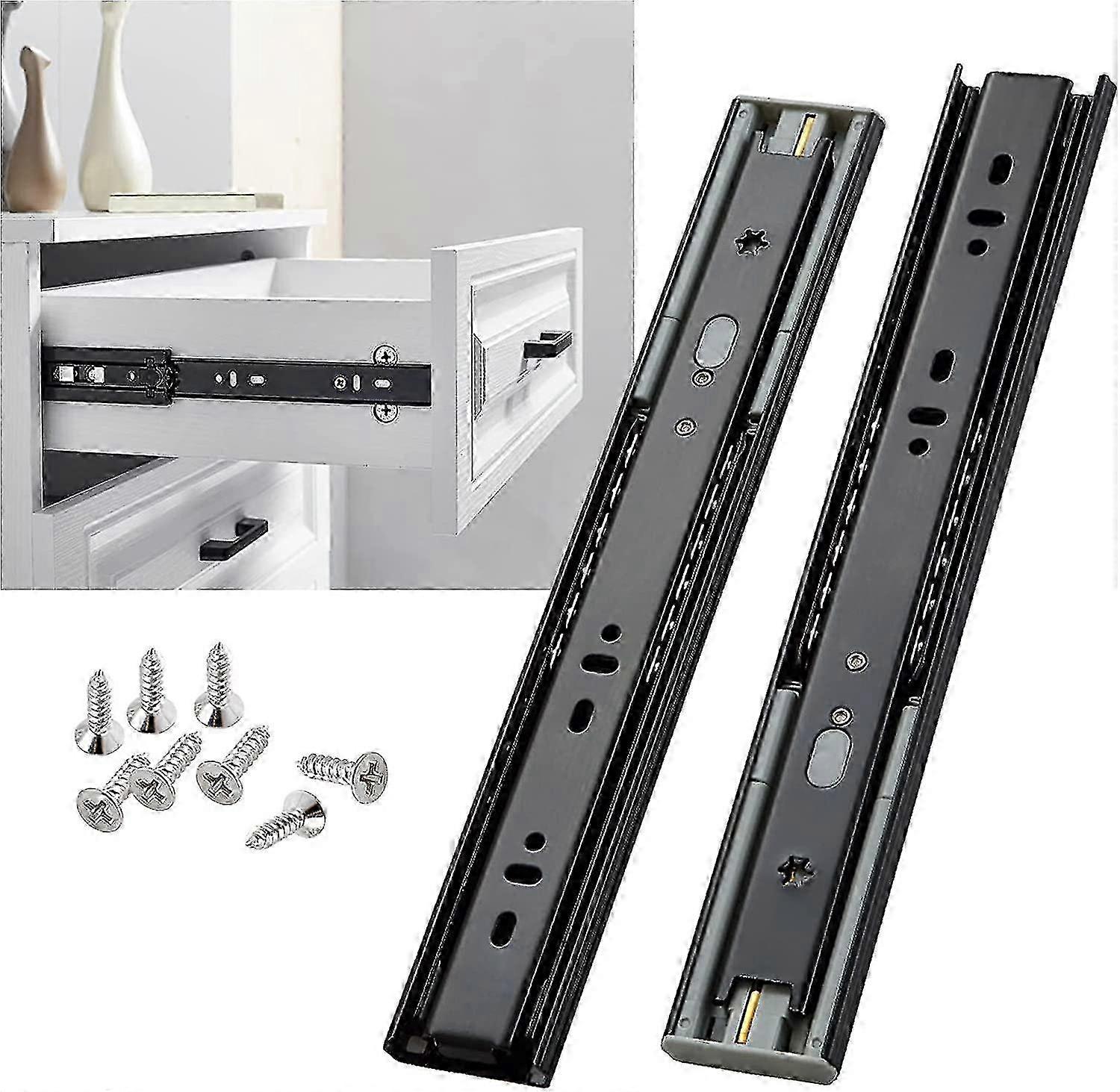 Soft Close Drawer Runners 300mm Full Extension