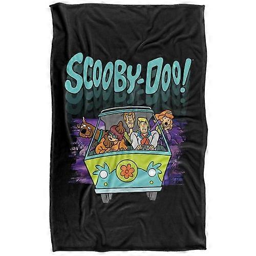Scooby Doo Frightened Driving Soft Touch Blanket