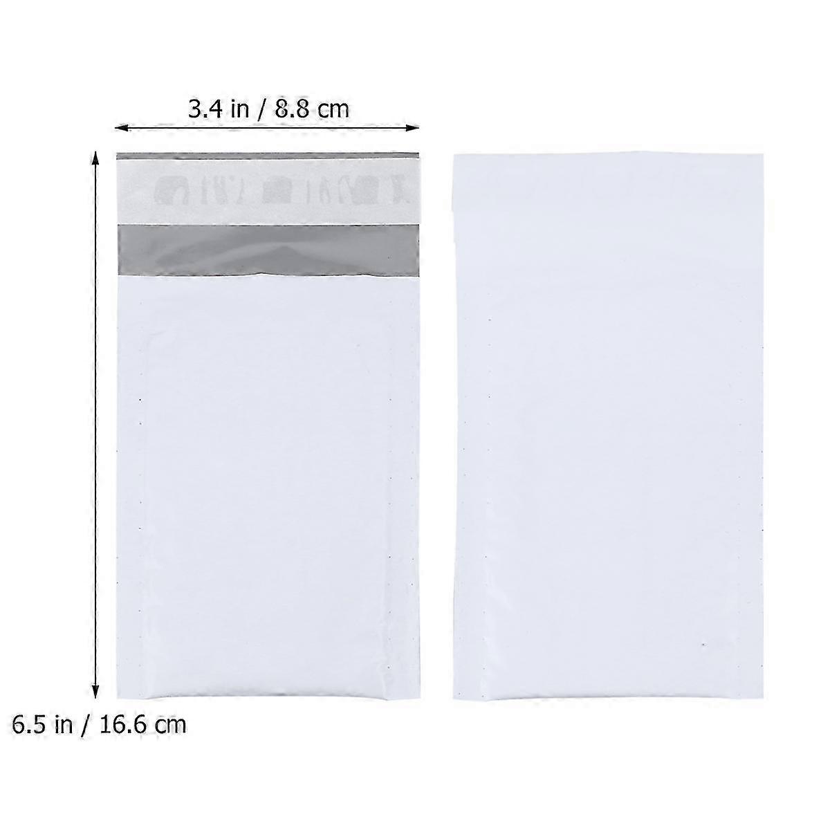 50Pcs White Bubble Packaging Mailing Bags for Use