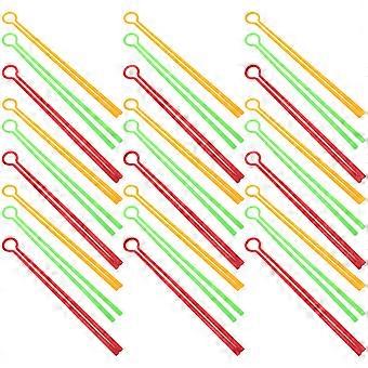 Conjunto de 35 modeladores de cachos em cores sortidas.