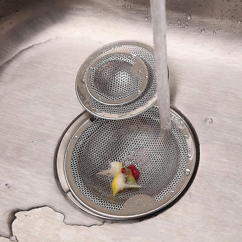 2 Pcs Sink Strainer For Shower, Plug Hole Hair Catcher Fits Kitchen