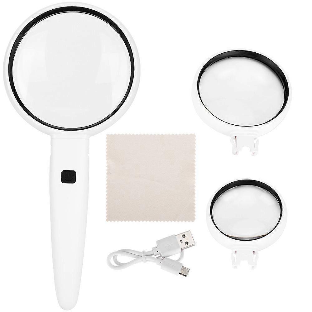 High Definition Ergonomic Lighted Magnifier for Night Use
