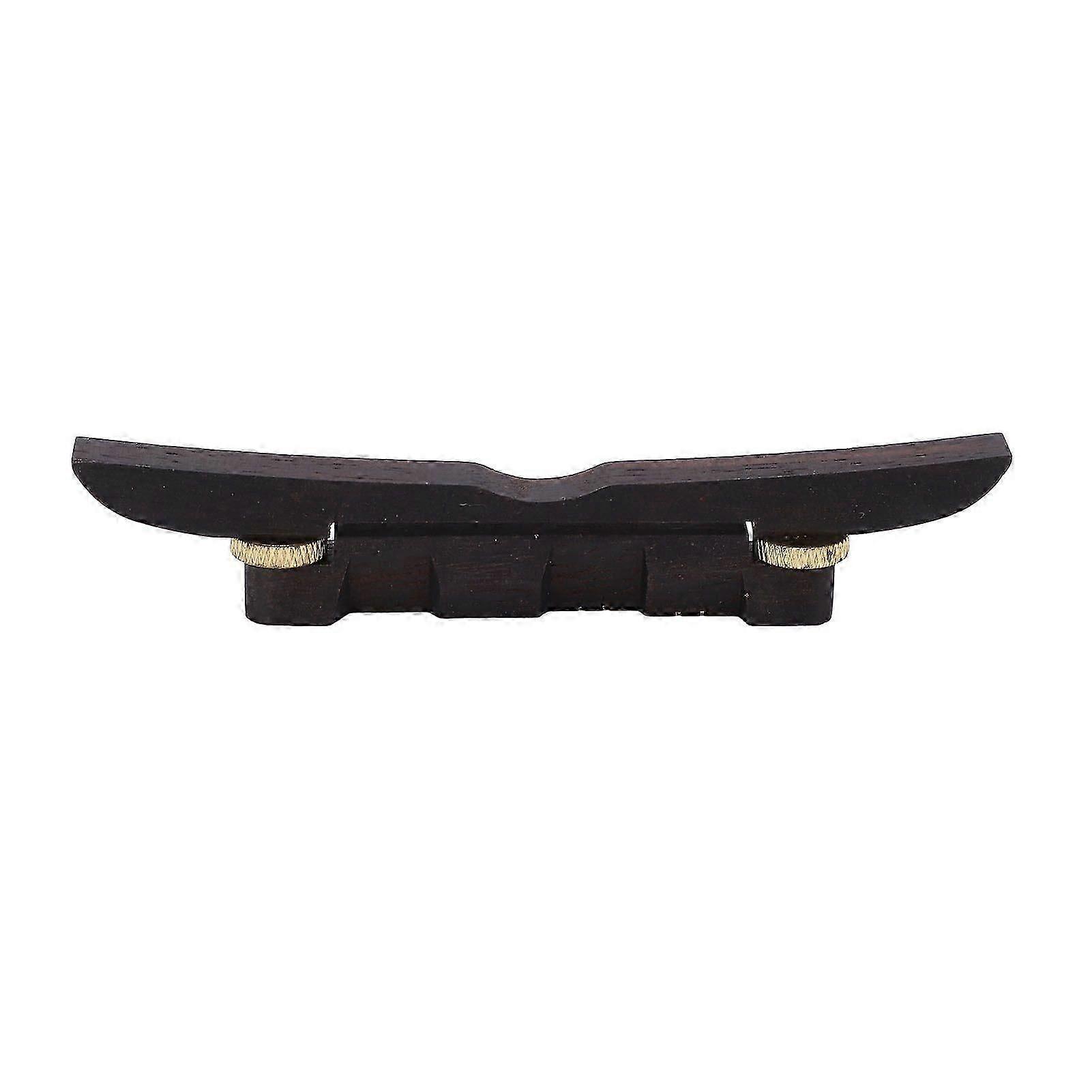 Ebony Wood Mandolin Lower Bridge Adjustable String Bridge String Instrument Accessories