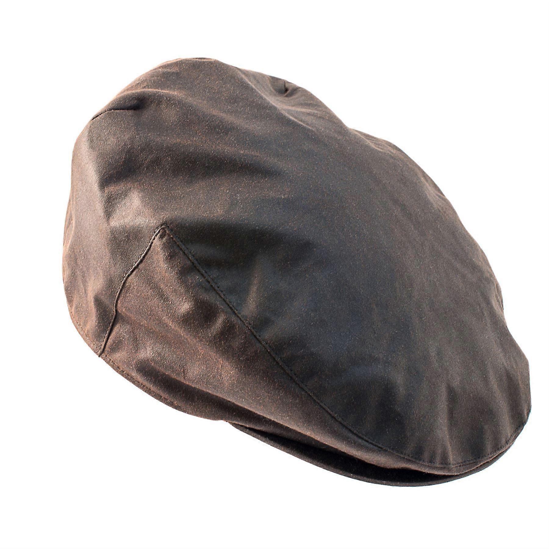 Buchanan Wax Flat Cap ZH002 Brown