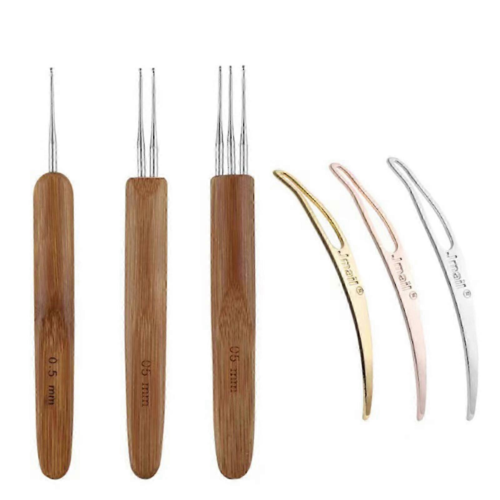 Bamboo Stainless Dreadlock Crochet & Interlocking Kit