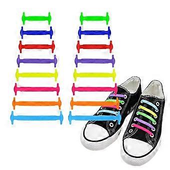 Knytfria elastische skosnren MultiColor