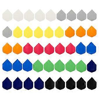 Assorted Color Dart Wing Accessory Set 1Set for Sports Game Playing