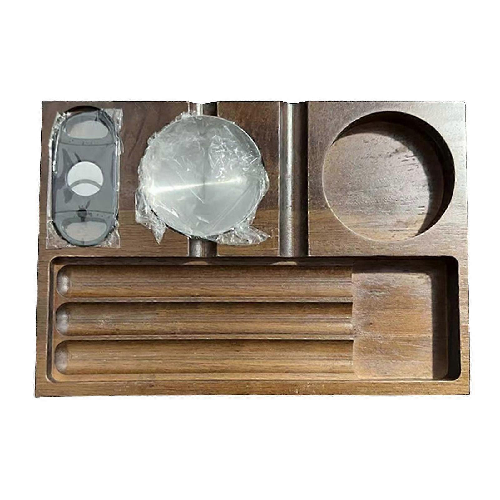 Solid Wood Herb Rolling & Ash Tray